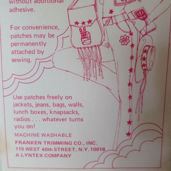 2 '70s Embroidered Patches -Political Votes = Youth Power- Sticka-Patch Election - Picture 6 of 6